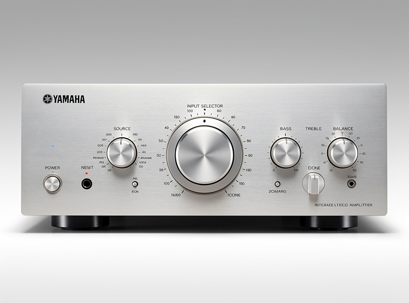 Yamaha integrated amplifier front panel classic design