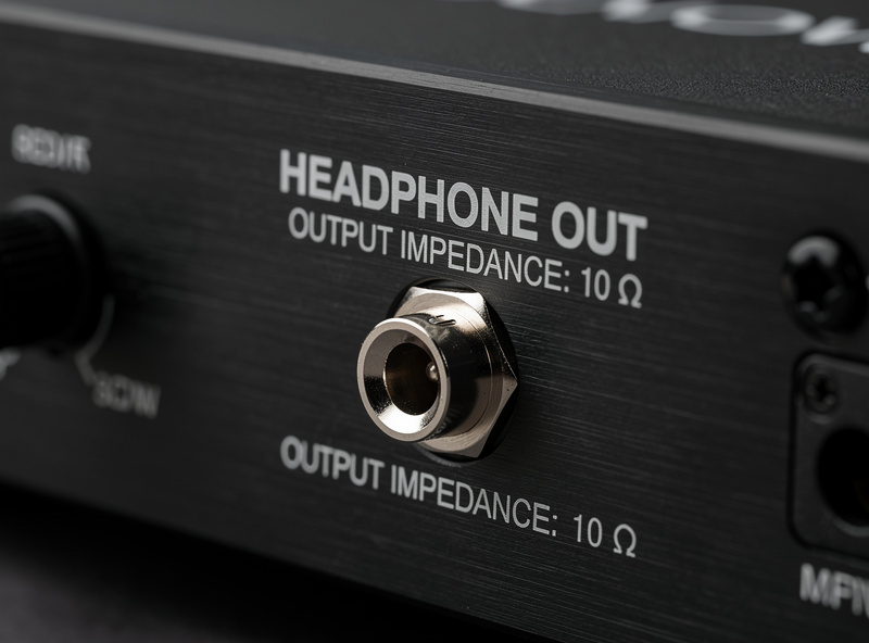 Headphone amplifier output impedance specification