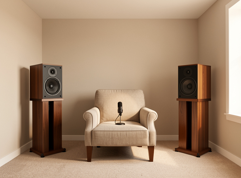 Two compact subwoofers in opposite corners of a small listening room for dual-sub modal smoothing